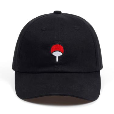 Imagem de Boné de beisebol Uchihas Sasukes Anime Snapback Hat Hip Hop F