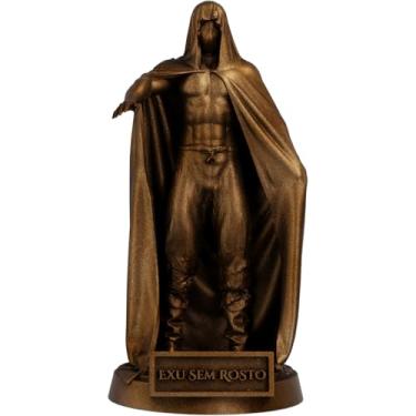 Imagem de Estátua Exu Sem Rosto Imagem Umbanda Candomblé (Cor Cobre Antigo)