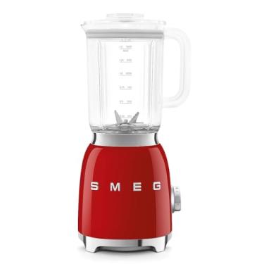Imagem de SMEG BLF03RDEU, liquidificador estilo anos 50, vermelho