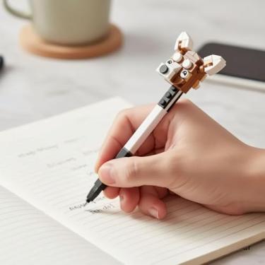 Imagem de Kit de 12 Canetas Coloridas para Blocos de Encaixe,Canetas Coloridas e Canetinhas Infantis - Cores Sortidas