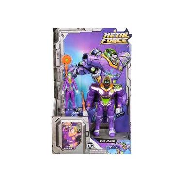 Imagem de DC Comics, Boneco Coringa 10cm com Armadura Metal Force