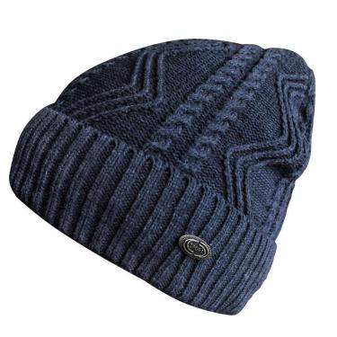 Imagem de Touca Gorro Adulto Peluciada Azul Marinho Tamanho único