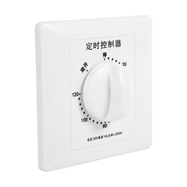Imagem de Generic Controle do Interruptor do Temporizador de Contagem Regressiva para Eletrodomésticos - Interruptor Resistente Temporizador de Montagem na Parede para Uso Doméstico (#03)