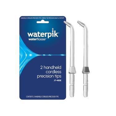 Imagem de Waterpik Ponta de jato clássica genuína, substituição de ponta de irrigador bucal de alta pressão, JT-450E, 2 unidades (cores sortidas)