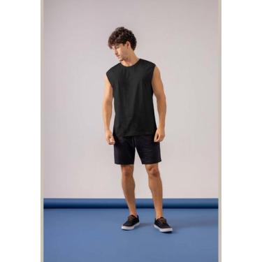 Imagem de Camiseta Regata Masculina Just Basic, Preto, G