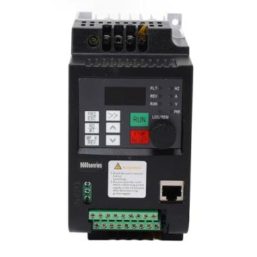 Imagem de Naroote Conversor de Frequência Vetorial 2.2KW, Entrada 1PH 110V Saída 3PH 0-220V Acionamento de Frequência Variável, Inversor de Motor com Controlador PID e Display LED