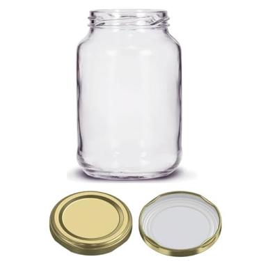 Imagem de Kit 18 Unidades - Pote de Vidro Conserva 600ml - Sem Tampas