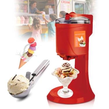Imagem de MáQuina De Sorvete De Mesa, MáQuina De Sorvete Cremoso Com Coletor De Bolas De Sorvete, RemovíVel E LaváVel Para Uso DoméStico, Iogurte Congelado