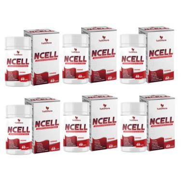 Imagem de Kit 6x NCELL Psyllium, Espirulina, Café Verde, LCarnitina, Laranja Mor