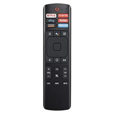 Imagem de ZEZEFUFU Controle remoto de plástico ABS de frequência 433MHz para peças sobressalentes Hisense TV ERF3A69