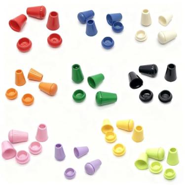 Imagem de NIIIYTYB 25 peças de tampas de extremidade de paracord e fechaduras de cordão de plástico para capuz corda cordas de sapato clipes de parada de cadarço terminais de cordão para cordões e acessórios de