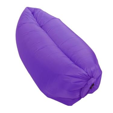 Imagem de Tnfeeon Espreguiçadeira Inflável, sofá de Ar de Pano Oxford Com Saco de Armazenamento de água e Portátil para Praia, Acampamento, Piquenique, Piscina, Uso Ao Ar Livre