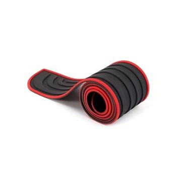 Imagem de Adesivos de para-choque de carro de 41 pol, protetor de para-choque traseiro, borracha antiarranhões e abrasão, protetor de peitoril de entrada de porta de porta-malas, tira de proteção antiderrapante