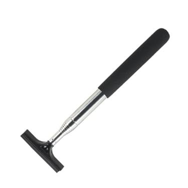 Imagem de Espelho retrovisor telescópico para carro, rodo portátil, janela de vidro chuvoso, limpador de mão, ferramenta de limpeza de espelho lateral do carro