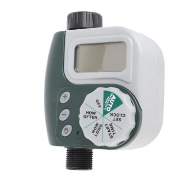 Imagem de Zerodis Conector G3/4 Temporizador de água Automático Temporizadores de Mangueira Controlador de Temporizador de água de Irrigação Com Atraso de Chuva Gotejamento Programável Adequado para Rega de