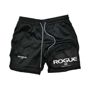 Imagem de Shorts Esportivos Masculinos 2 Em 1 De Camada Dupla Para Quatro Estaçõ