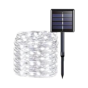 Imagem de Luzes De Cordão Solar Com 8 Modos LED Para Jardim Externo, Pátio E Nat