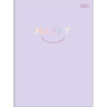 Imagem de Caderno Happy Colors Universitário Brochura TILIBRA - 48 Folhas (Lilás)