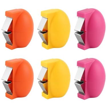 Imagem de MIRJXB Abridor de casca de ovo, conjunto de abridor de ovos de aço inoxidável de 6 peças para ovos cozidos e crus, ferramenta eficiente para biscoitos de ovos para cozinheiros domésticos e entusiastas