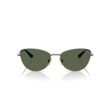 Imagem de Óculos de Sol Vogue Eyewear Polarizado 0VO4324S 51389A Tam 56 / Marrom Claro - Lentes Verde
