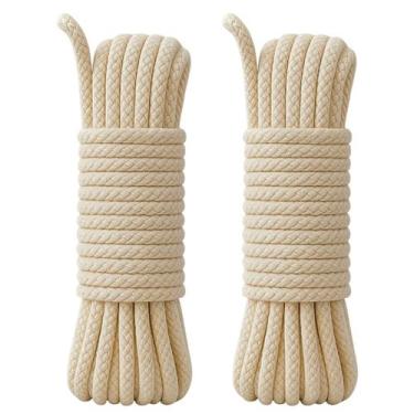 Imagem de Cordão Algodão 8mm 20m Macramê Artesanato Ecológico - Cordôes Nova Cor