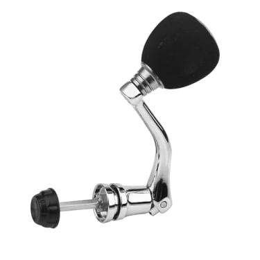 Imagem de Generic Aperto de Substituição de Alça de Carretel Resistente de Metal para Carretel Giratório, Acessório de Reparo Resistente para Pescadores, Feito de Metal Premium e EVA (2000 3000 tamanho médio)