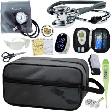Imagem de Kit Enfermagem Aparelho Pressão Esteto Frete Grátis Promocao - Love Sa