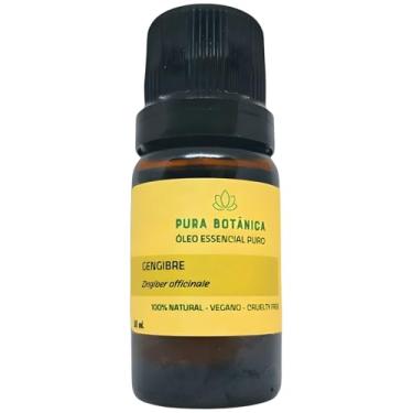 Imagem de Óleo Essencial de Gengibre 5ml – 100% Puro Pura Botânica para Aromaterapia, Aroma Quente e Estimulante, Revitalização Aromática e Sensação de Bem-Estar