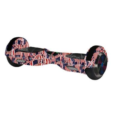 Imagem de Hoverboard Esporte Skate Elétrico Adesivo America - Usa Nº22