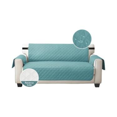 Imagem de Capa De Sofá Impermeável E Antiderrapante Com Faixas Elásticas Para An