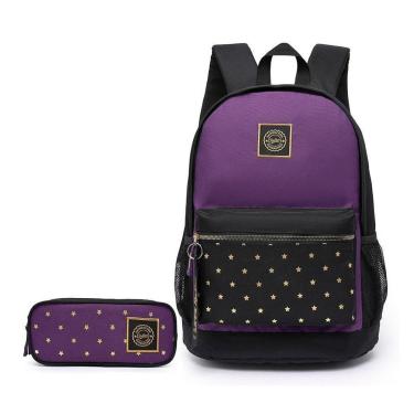 Imagem de Mochila Feminina Polo One Bolsa Escolar Resistente 15 Litros-Feminino