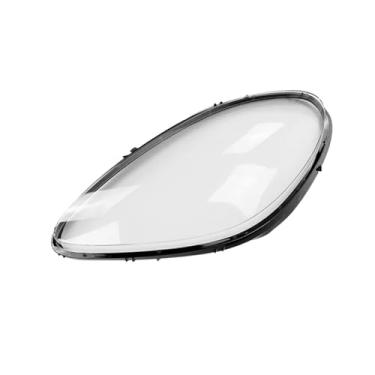 Imagem de Tampa da lente do farol compatível com Porsche Macan 2018 2019 2020 2021 2022 2023 Tampa da lente do farol do carro Abajur de vidro transparente(Left)