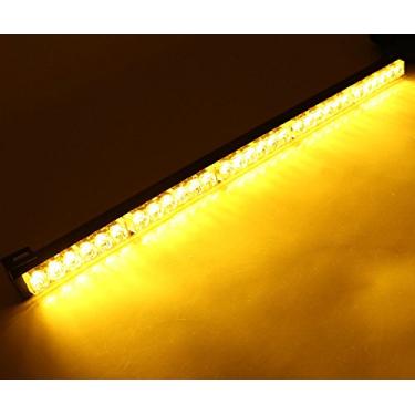 Imagem de DUERDU Luzes de aviso de segurança no trânsito, 30 luzes estroboscópicas de LED de alta potência bombeiro piscando polícia aviso de emergência fogo flash carro caminhão tira luzes //26 (cor: âmbar)