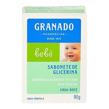 Imagem de Sabonete em Barra de Glicerina Granado Bebê Erva Doce 90g, 1, 90g