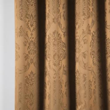 Imagem de Divisória de cortina, 0,90m x 2,05m | Adequada para salas de estar, cozinhas, quartos e corredores, com vidro e bancada(Amarelo Ouro,1 UNIDADE)