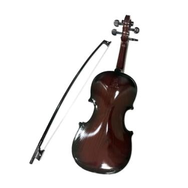 Imagem de Prática Simulada de Música Violino para Iniciantes Kit Instrumento Musical Trabalho Exquisito Acessórios Performance Presentes Cordas Ajustáveis