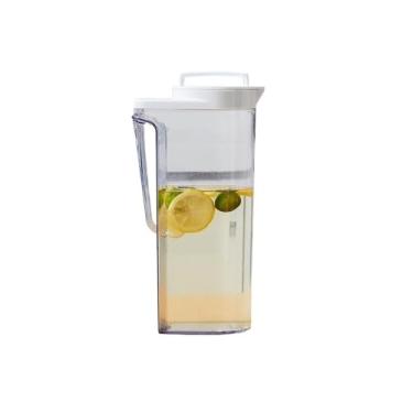 Imagem de Jarra de água de grande capacidade, recipiente de armazenamento de bebidas de plástico para água fria, bule de chá, chaleira de água (2,2 L)