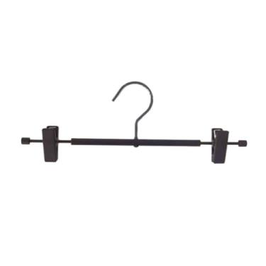 Imagem de Cabides de roupas, 5 peças, cabide de liga de alumínio para calças com clipe de metal, antiderrapante, calças, saia, escorredor para roupas, cabides de roupas para casaco (cor: ouro rosa, tamanho