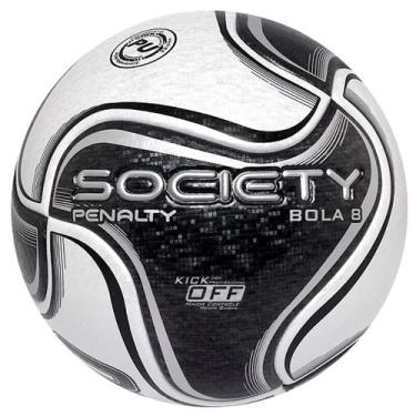 Imagem de Bola De Futebol Society Penalty 8 X Cor:Preto, Preto