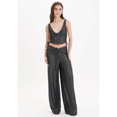 Imagem de Calça Wide Leg Lurex My Favorite-Feminino