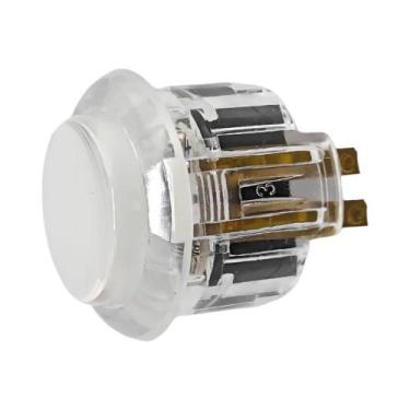 Imagem de Botão De Luz LED Iluminado De 30mm Em Plástico Transparente Para Máqui