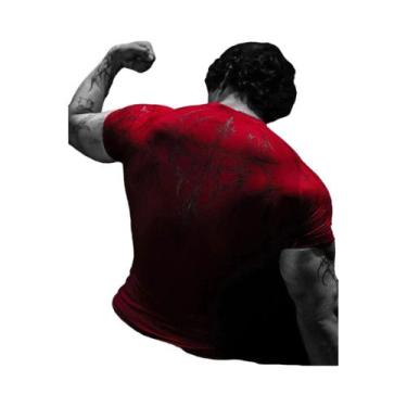 Imagem de Camiseta Masculina Gótica Escura Com Estampa, Alta Elasticidade, Secag