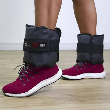 Imagem de Par Caneleira Tornozeleira De Peso 3 Kg Won Pre