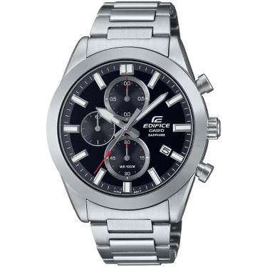 Imagem de Relógio Casio Masculino Ref: Efb-710d-1avudf Edifice Cronógrafo Prateado