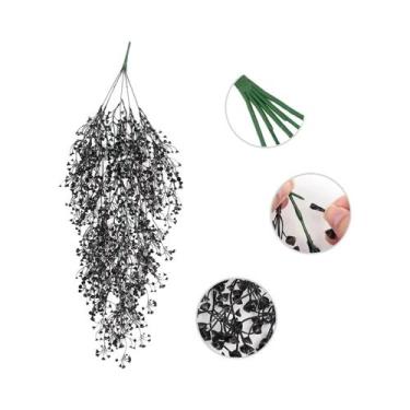 Imagem de Flores De Wisteria Artificiais Resistentes a UV, Planta Falsa Para Dec