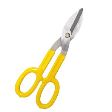 Imagem de Tesoura Funileiro Para Chapa 10 Polegadas Aço Corte Reto Tipo Americana