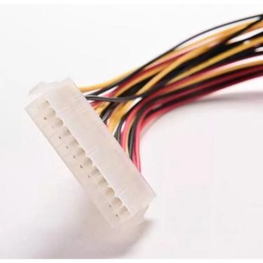 Imagem de Cabo Adaptador Extensão Energia 24 Pinos Macho X Fêmea Molex