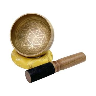 Imagem de Conjunto De Tigelas Tibetanas Para Meditação, Yoga E Alívio Do Estress