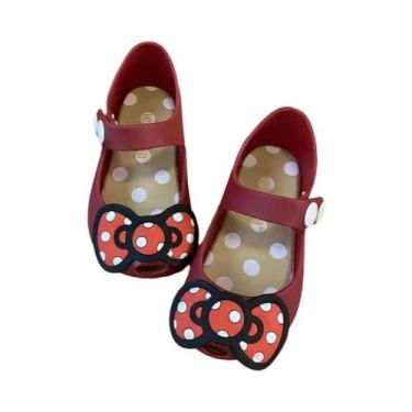 Imagem de Sandálias De Gelatina À Prova D'água Para Meninas, Desenho Animado Da 