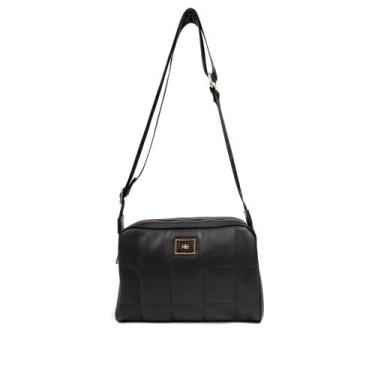 Imagem de Bolsa Feminina Rafitthy Transversal Pequena Preto, Preto, Único